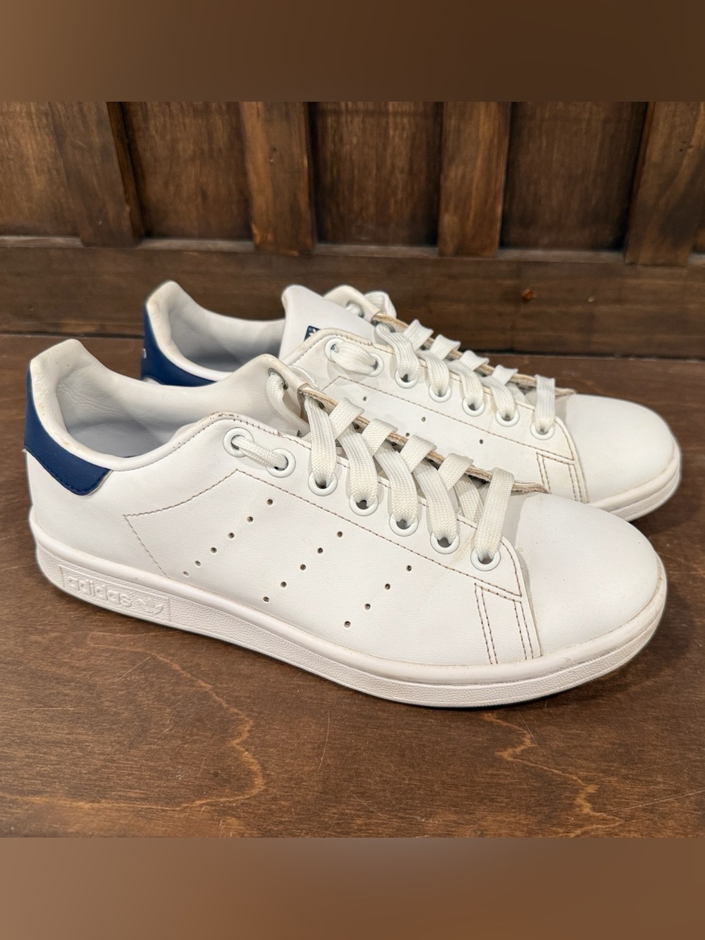 adidas Stan Smith Sneakers White & Blue US 7